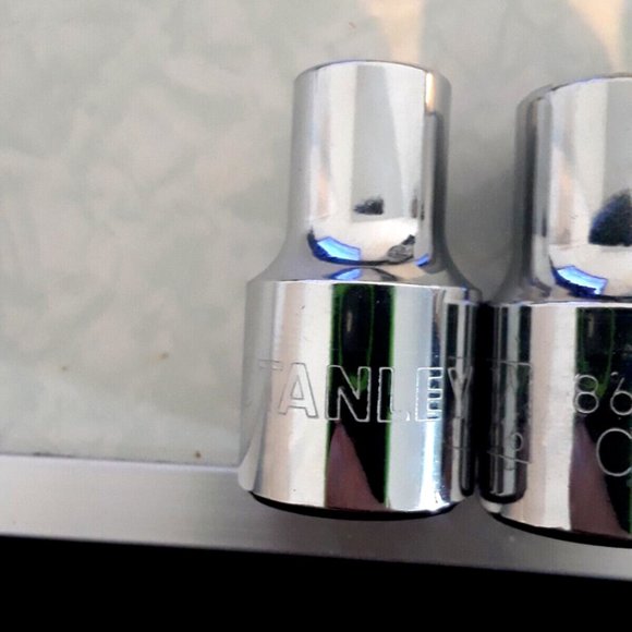 Stanley Socket Set 86-442 86-444 86 -445 Cr-V Various Sizes - Picture 4 of 7